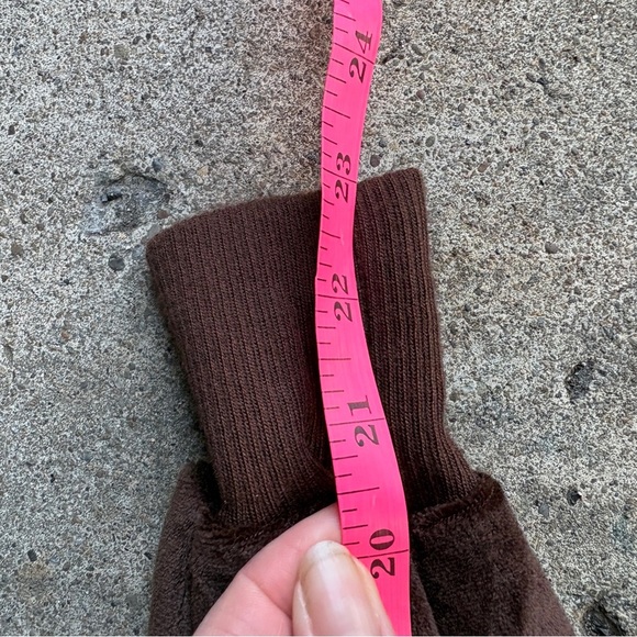 LM Landmark vintage 70s-80s gaucho shirt brown velour men’s sz M pullover EUC - Picture 9 of 11